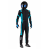 SPARCO KARTING SUIT THUNDER ADVANCED - (Black/Sky Blue)