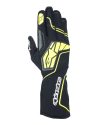 ALPINESTARS KARTING GLOVES TECH-1 KX V4 - (TAR GREY/BLACK/YELLOW FLUO)