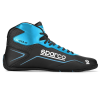 SPARCO KARTING SHOES K-POLE - (BLACK/LIGHT BLUE)