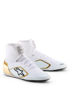 ALPINESTARS SUPERTECH K SHOES FIA - (White/Black/Gold)
