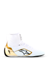 ALPINESTARS SUPERTECH K SHOES FIA - (White/Black/Gold)
