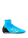 ALPINESTARS SUPERTECH K SHOES FIA - (Light Blue/Black/White/Yellow Fluo)