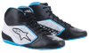 ALPINESTARS KARTING SHOES TECH-1 K START V2 - (BLACK WHITE LIGHT BLUE)