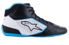ALPINESTARS KARTING SHOES TECH-1 K START V2 - (BLACK WHITE LIGHT BLUE)