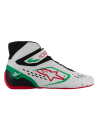 ALPINESTARS KARTING SHOES TECH-1 KX V3 FIA - (WHITE/GREEN/RED)