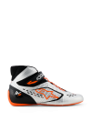 ALPINESTARS KARTING SHOES TECH-1 KX V3 FIA - (BLACK/SILVER/ORANGE FLUO)