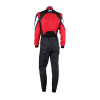 OMP KARTING SUIT KS-3X OVERALL - (Black - Red)
