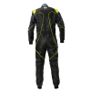 OMP KARTING SUIT KS-3X ART STYLE 2 OVERALL FIA - (Black - Fluo Yellow)