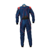 OMP KARTING SUIT KS-3X ART STYLE 2 OVERALL FIA - (Blue - Red)