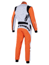 ALPINESTARS KARTING SUIT KMX-9 V3 GRAPHIC 6 - (White Orange Black)