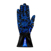 SPARCO KARTING GLOVES K-ROOKIE - (Black/Electric blue)