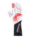ALPINESTARS TECH-1 ZX V4 GLOVES - (Black White Red)
