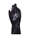 ALPINESTARS TECH-1 K RACE V2 GLOVES GRAPHIC 1 - (Black Tar Gray White)