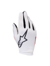 ALPINESTARS SIM GLOVES GRAPHIC 1 - (Silver Ice Black Red Tangerine)