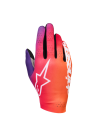 ALPINESTARS SIM GLOVES GRAPHIC 2 - (Orange/Neon/Purple/White)