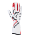 ALPINESTARS TECH-1 RACE V4 GLOVES - (White Red)
