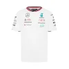 Mercedes AMG Petronas F1 2024 Men's Team T-Shirt - White/Black