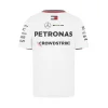Mercedes AMG Petronas F1 2024 Men's Team T-Shirt - White/Black