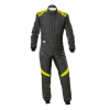 OMP FIRST EVO SUIT FIA 8856-2018 - (Anthracite - Fluo Yellow)