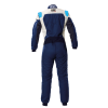 OMP FIRST EVO SUIT FIA 8856-2018 - (Navy Blue - Cyan)