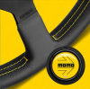 MOMO MONTECARLO YELLOW ฺBLACK LEATHER