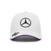 Mercedes AMG Petronas F1 2024 Lewis Hamilton Team Trucker Hat -White