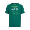 Aston Martin F1 2024 Fernando Alonso Team T-Shirt - Green