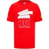 Scuderia Ferrari F1 Puma Men's Charles Leclerc Driver T-Shirt- Red