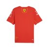 Scuderia Ferrari F1 2024 Men's Carlos Sainz Team T-Shirt - Red