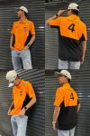 McLaren F1 Men's 2024 Lando Norris Team Drivers Polo - Papaya