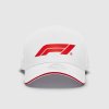 F1 Tech Collection Puma Large Logo Baseball Hat- White