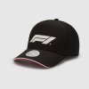 F1 Tech Collection Puma Large Logo Baseball Hat- Black