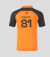 McLaren F1 Men's 2025 Oscar Piastri Team Polo Shirt - Papaya