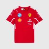 Scuderia Ferrari F1 2025 Men's Team T-Shirt - Dark Cherry