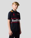 Red Bull Racing F1 Team 2025 Max Verstappen Short Sleeve Polo Shirt Kids - Night Sky