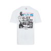 Williams Racing X Reflo Alex Albon Short Sleeve Tee Unisex - White