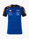 Red Bull Racing F1 Team 2026 Set Up T Shirt Womens - Night Sky / Surf The Web
