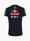 Red Bull Racing F1 Team 2026 Set Up T Shirt Womens - Night Sky / Surf The Web