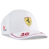 Scuderia Ferrari F1 Puma 2025 Miami GP Charles Leclerc Driver Hat - White Color