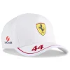 Scuderia Ferrari F1 Puma 2025 Miami GP Lewis Hamilton Driver Hat - White