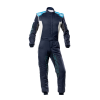 OMP TECNICA HYBRID SUIT FIA 8856-2018 - (Blue Navy - Cyan)