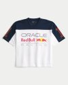 Boxy Crop Oracle Red Bull Graphic Jersey