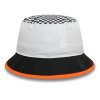McLaren Racing F1 Checkered Tapered Bucket Hat Adults - White