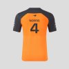 McLaren Racing F1 Official Team 2025 Set Up T-Shirt Lando Norris Mens - Papaya