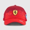 Scuderia Ferrari F1 Special Edition Las Vegas GP Team Hat - Puma Red
