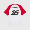 Scuderia Ferrari F1 2026 Leclerc Tee Mens - White/Red