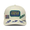 Red Bull Racing F1 Team 2026 Special Edition Max Verstappen Brazil 9Seventy Cap Stretch Snap Adults - Chrome White