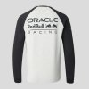 Red Bull Racing F1 Classic Raglan Long Sleeve Tee Unisex - Off White Marl/Printers Ink