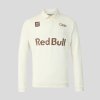 Red Bull Racing F1 Classic Long Sleeve Henley Unisex - Off White Marl
