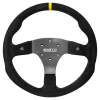 SPARCO R330B STEERING WHEEL SUEDE WITH BUT